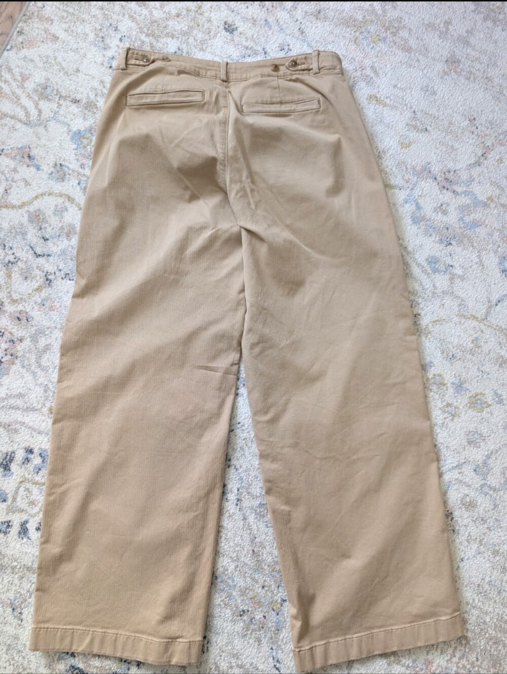 American Eagle Outfitters Wide Leg Khaki Pants - Picture 4 of 5